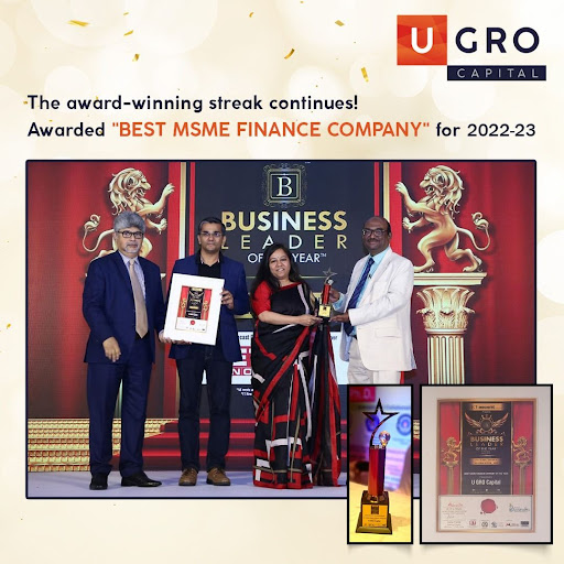 Awarded "Best MSME Finance Company" for 2022-23