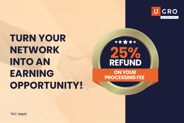 Turn your network into an earning opportunity with 25% refund on your processing fee